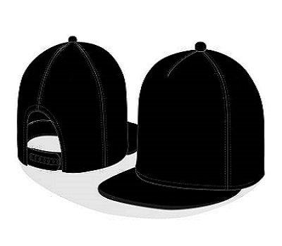Black Designer Apparel Cap.jpg